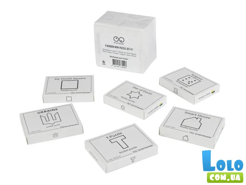 Набор головоломок Wooden mini puzzle set, Заморочка