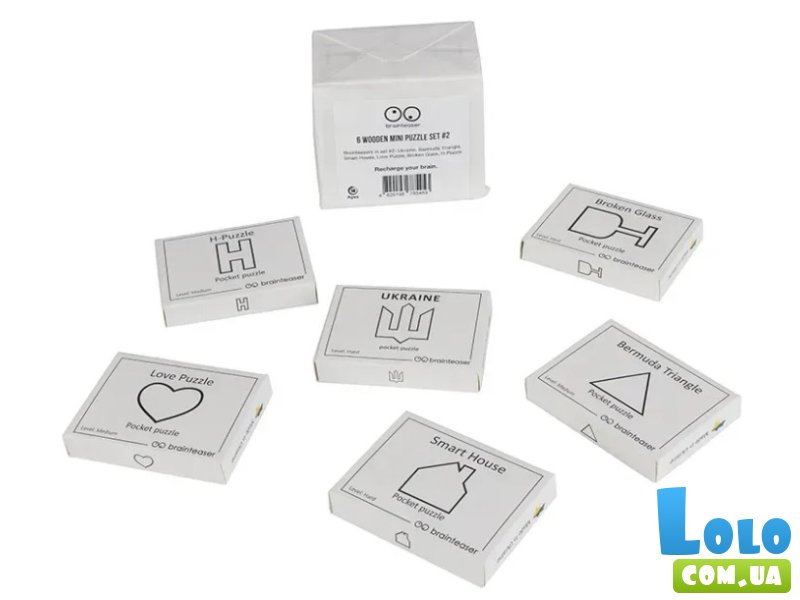 Набор головоломок Wooden mini puzzle set, Заморочка