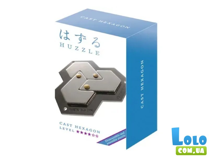 Металлическая головоломка Шестиугольник, Huzzle