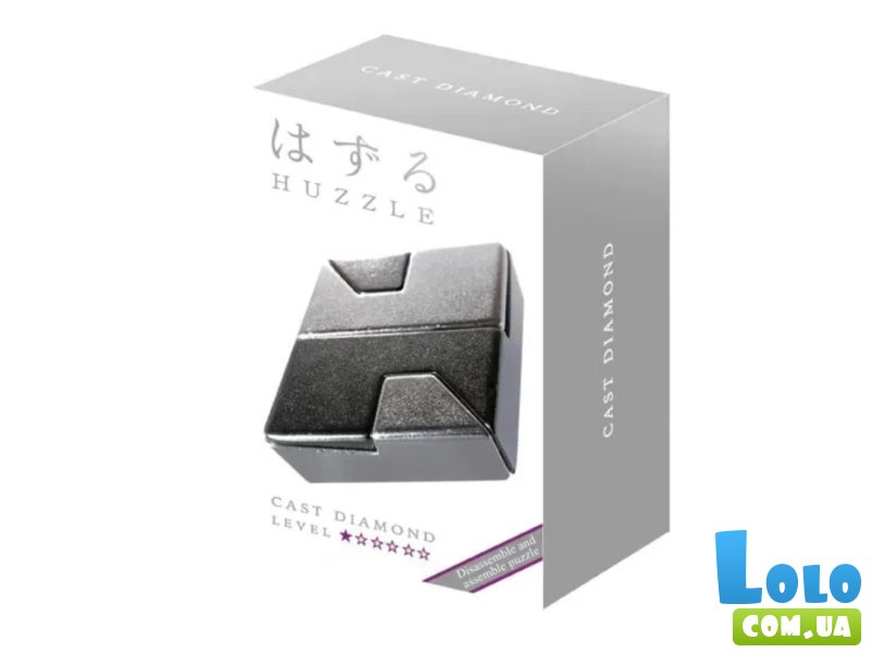 Металлическая головоломка Бриллиант, Huzzle