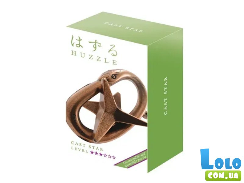 Металлическая головоломка Звезда, Huzzle