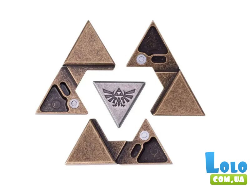 Металлическая головоломка Zelda Triforce, Huzzle