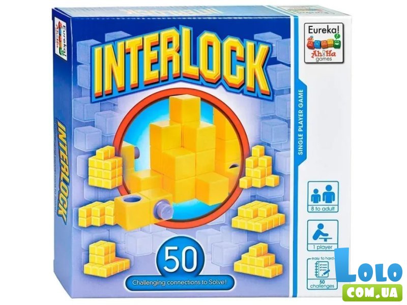 Логическая игра Блоки Ah!Ha Interlock, Eureka