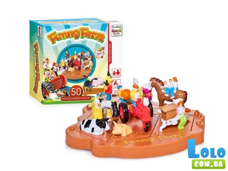 Логическая игра Веселая ферма Ah!Ha Funny Farm, Eureka