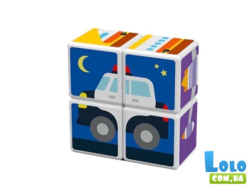 Магнитные кубики Транспорт, Geomag