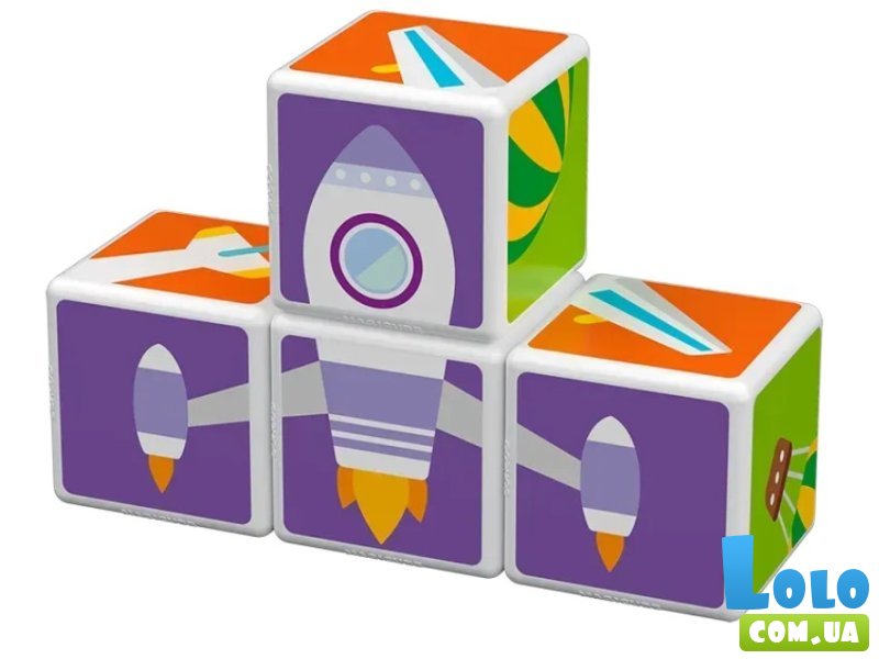 Магнитные кубики Транспорт, Geomag