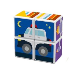 Магнитные кубики Транспорт, Geomag