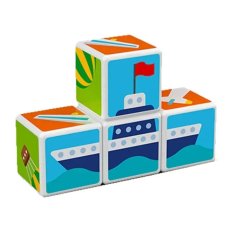 Магнитные кубики Транспорт, Geomag