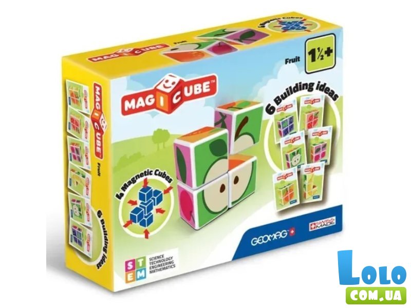Магнитные кубики Фрукты, Geomag