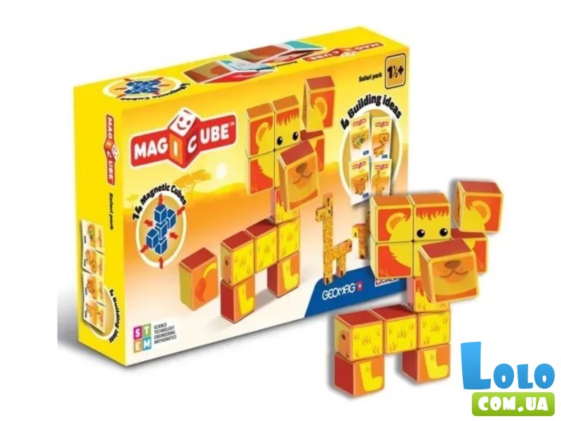 Магнитные кубики Сафари, Geomag