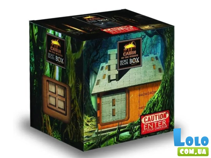 Головоломка деревянная квест-бокс Хижина в лесу, Eureka