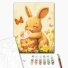 Картина по номерам Зайчонок с писанкой, Brushme (30х40 см)