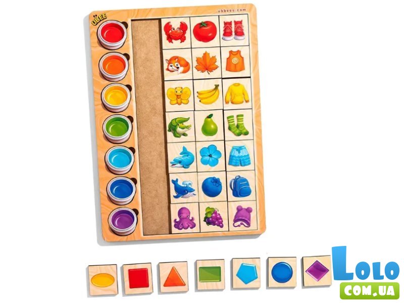 Деревянный сортер Ассоциации: цвета, Ubee