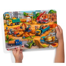 Деревянная рамка-вкладыш Строительная площадка (большая), Ubee