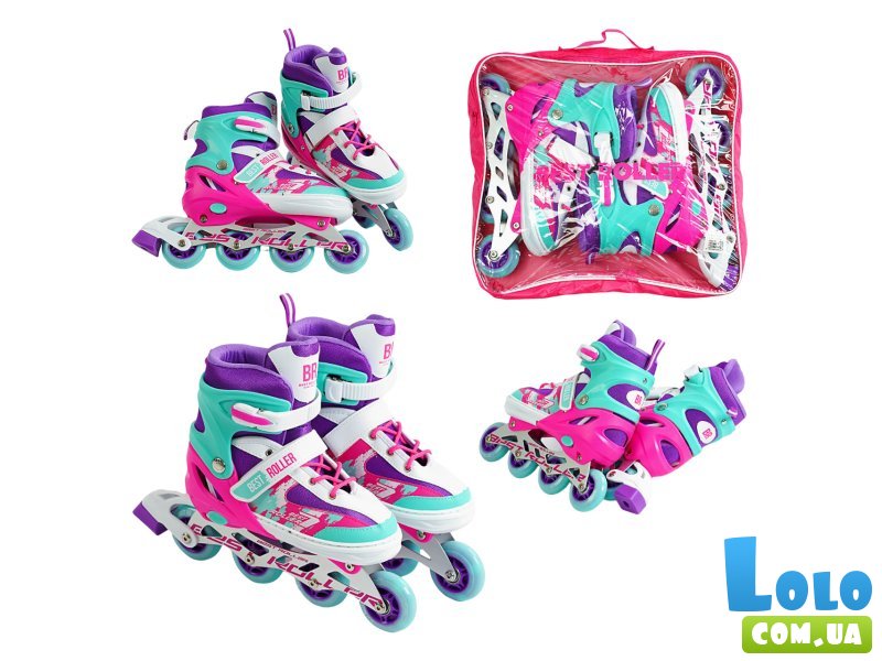 Детские ролики Best Roller L (38-42), (фиолетовые)