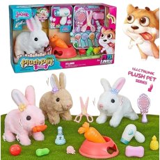 Мягкая интерактивная игрушка Кролик с аксессуарами (в ассортименте)
