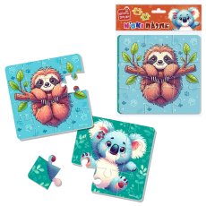 Пазлы мягкие Ленивец и коала, Vladi Toys, 9 и 16 эл.