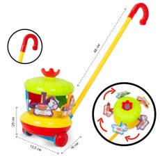 Каталка на палочке Карусель