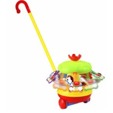 Каталка на палочке Карусель