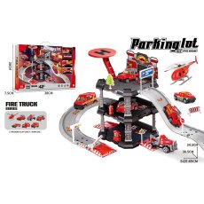 Трек с машинами и вертолетом