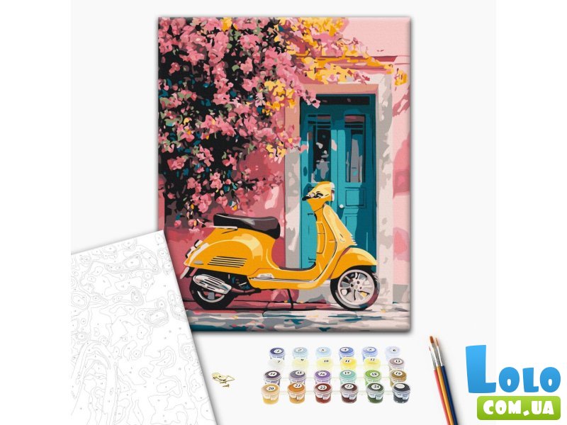 Картина по номерам Прогулка в стиле ретро, ​​Brushme (40х50 см)