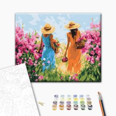 Картина по номерам Подруги на прогулке, Brushme (40х50 см)