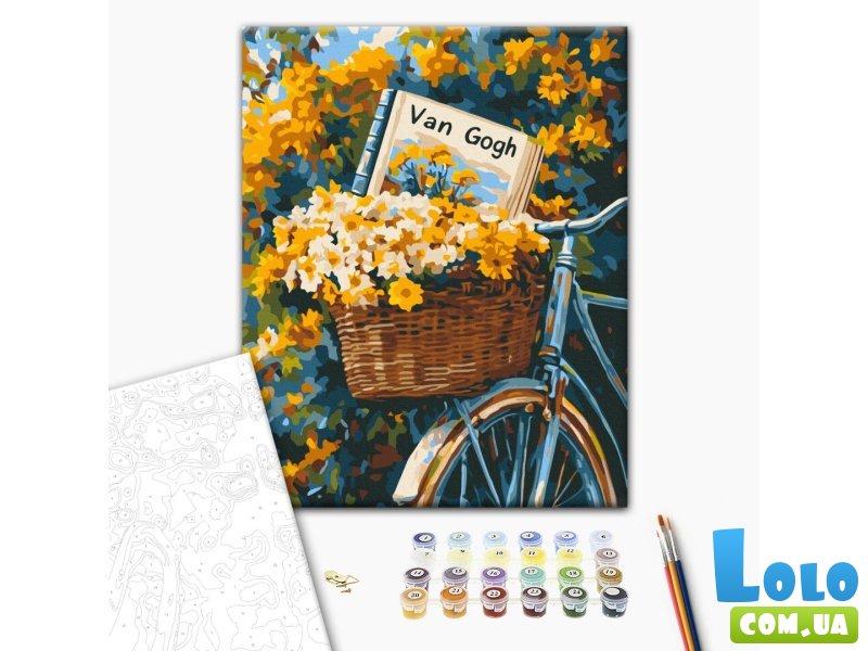 Картина по номерам Велосипед Ван Гога, Brushme (40х50 см)