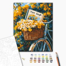 Картина по номерам Велосипед Ван Гога, Brushme (40х50 см)