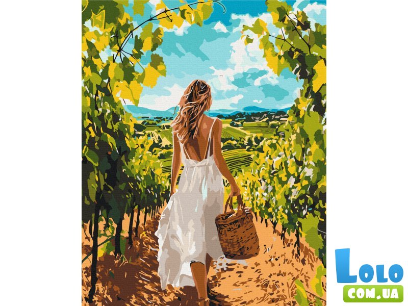 Картина по номерам Виноградная аллея, Brushme (40х50 см)
