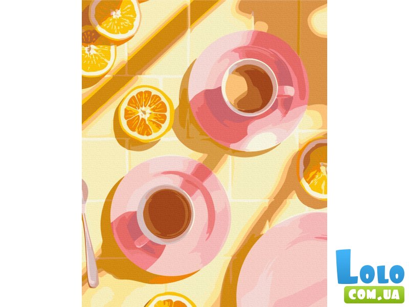 Картина по номерам Кофе с привкусом лета, Brushme (40х50 см)