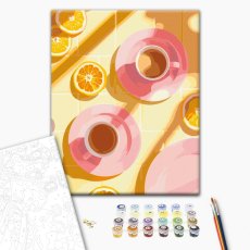 Картина по номерам Кофе с привкусом лета, Brushme (40х50 см)