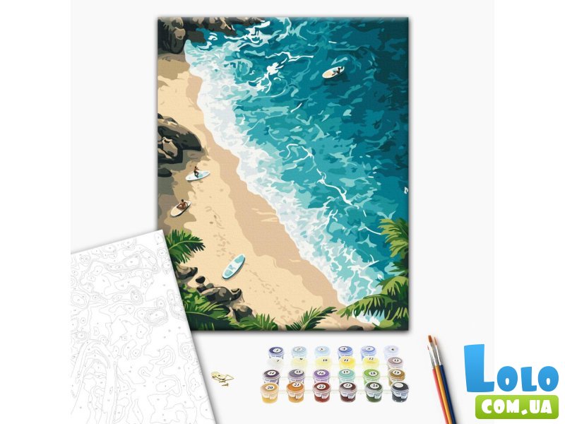 Картина по номерам Остров грез, Brushme (40х50 см)