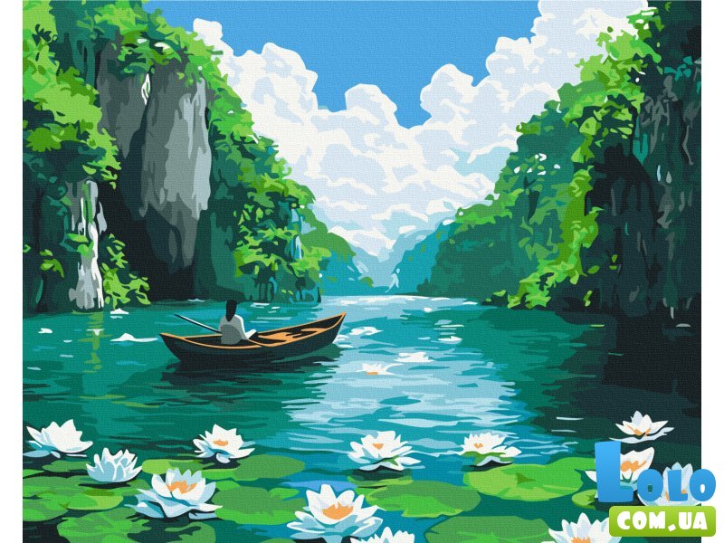 Картина по номерам Там, где покой, Brushme (40х50 см)