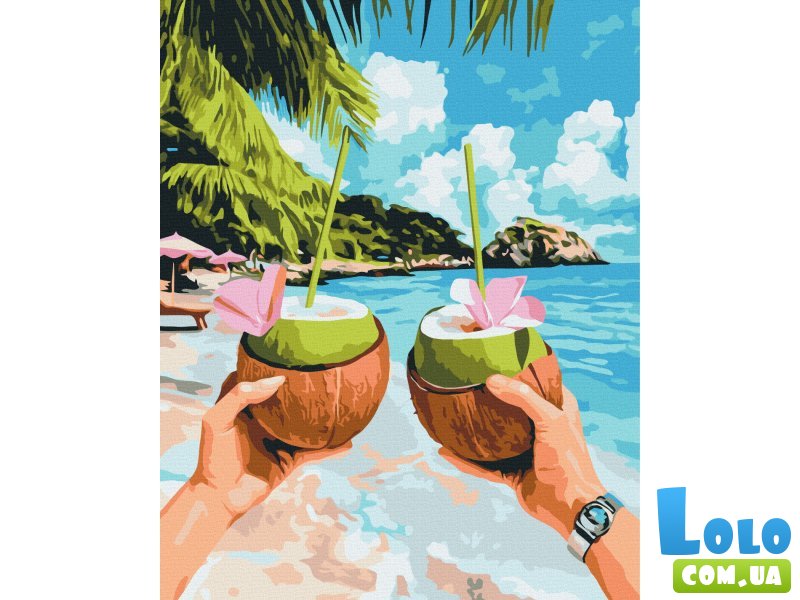 Картина по номерам Кокосовое наслаждение, Brushme (40х50 см)