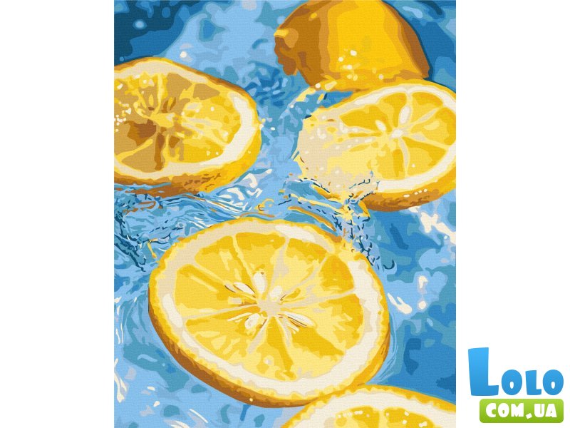 Картина по номерам Освежающий лимон, Brushme (40х50 см)