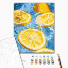 Картина по номерам Освежающий лимон, Brushme (40х50 см)