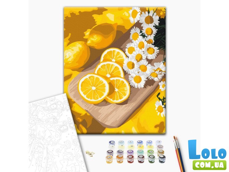 Картина по номерам Сочный лимон, Brushme (40х50 см)