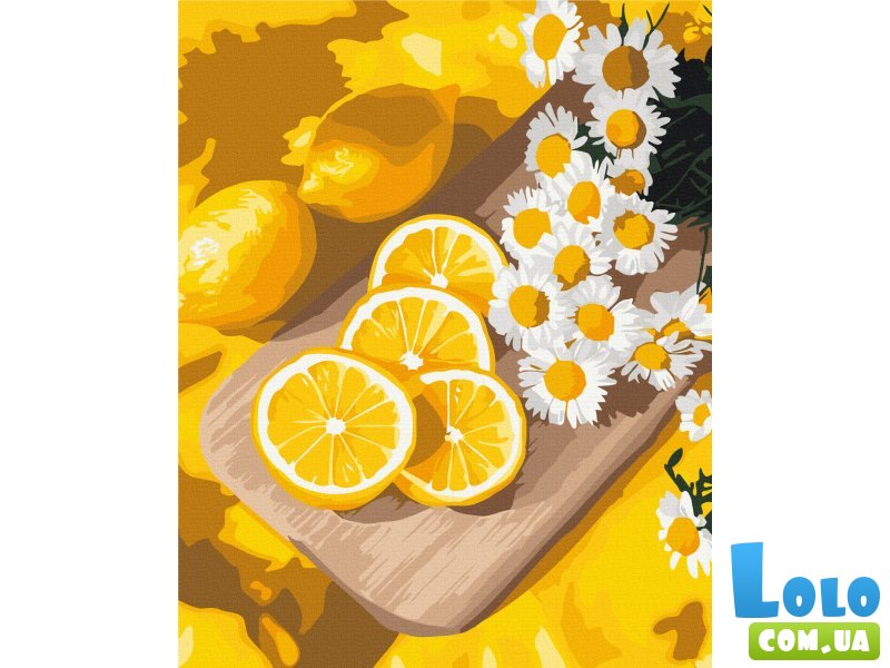 Картина по номерам Сочный лимон, Brushme (40х50 см)