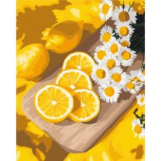 Картина по номерам Сочный лимон, Brushme (40х50 см)