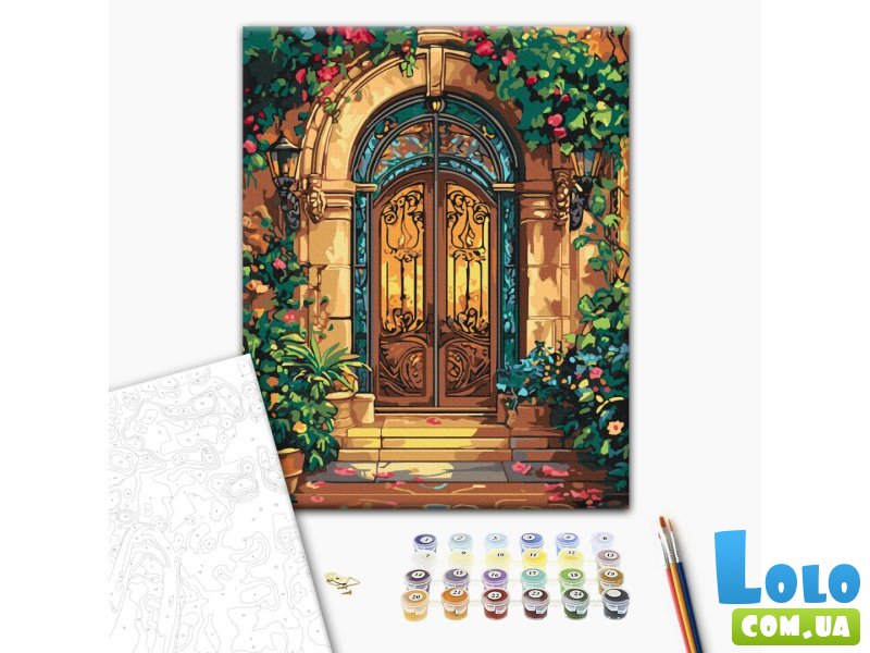 Картина по номерам Двери в сказку, Brushme (40х50 см)