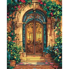 Картина по номерам Двери в сказку, Brushme (40х50 см)