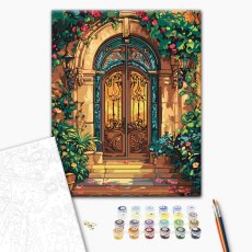 Картина по номерам Двери в сказку, Brushme (40х50 см)