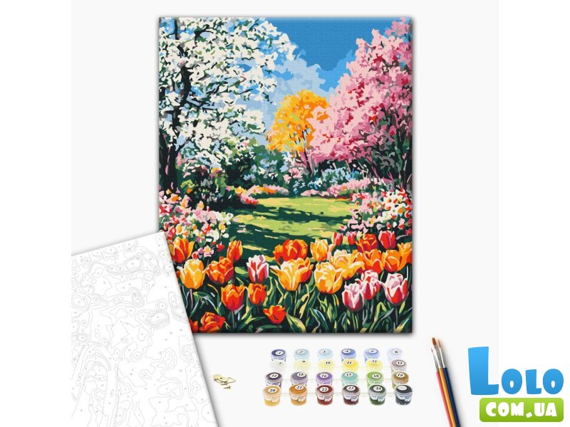 Картина по номерам Очарование весны, Brushme (40х50 см)