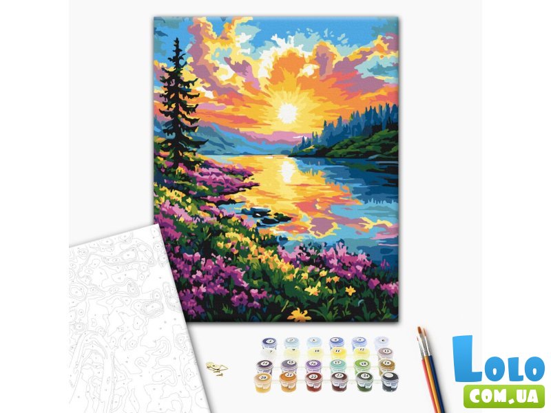 Картина по номерам Весенние краски, Brushme (40х50 см)