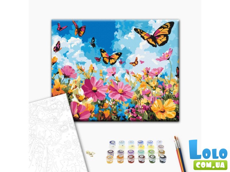 Картина по номерам Весеннее поле, Brushme (40х50 см)