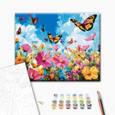 Картина по номерам Весеннее поле, Brushme (40х50 см)