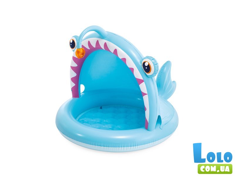 Бассейн надувной Акула, Intex