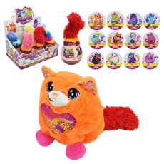 Мягкая интерактивная игрушка-сюрприз Misfittens: Котик в банке (в ассортименте), англ.