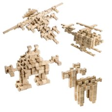 Деревянный конструктор Фантазия (900033), Igroteco, 240 дет.