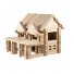 Деревянный конструктор Домик с балконом (900248), Igroteco, 136 дет.
